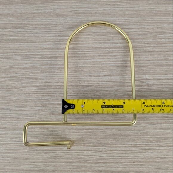 Gold Wire Bookends Pair – Minimalist Modern Style, Similar to IKEA FLIT - Picture 2 of 5